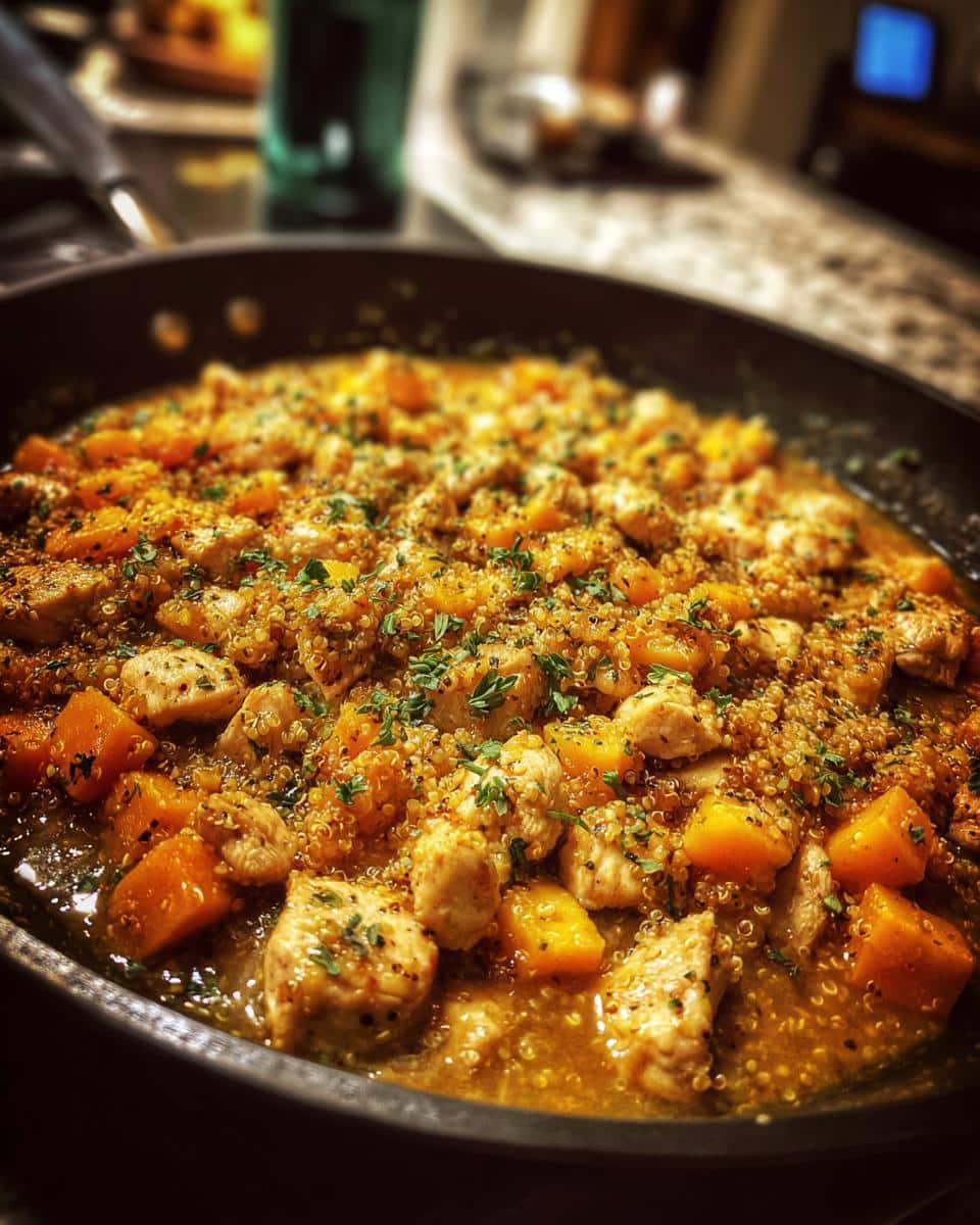 One‑Pot Chicken, Pumpkin & Quinoa Skillet - detail 2
