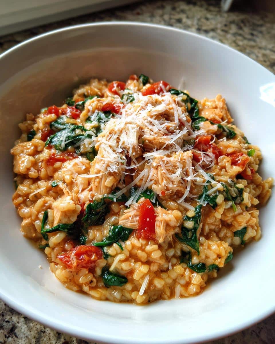 One‑Pot Chicken, Spinach & Tomato Risotto - detail 3