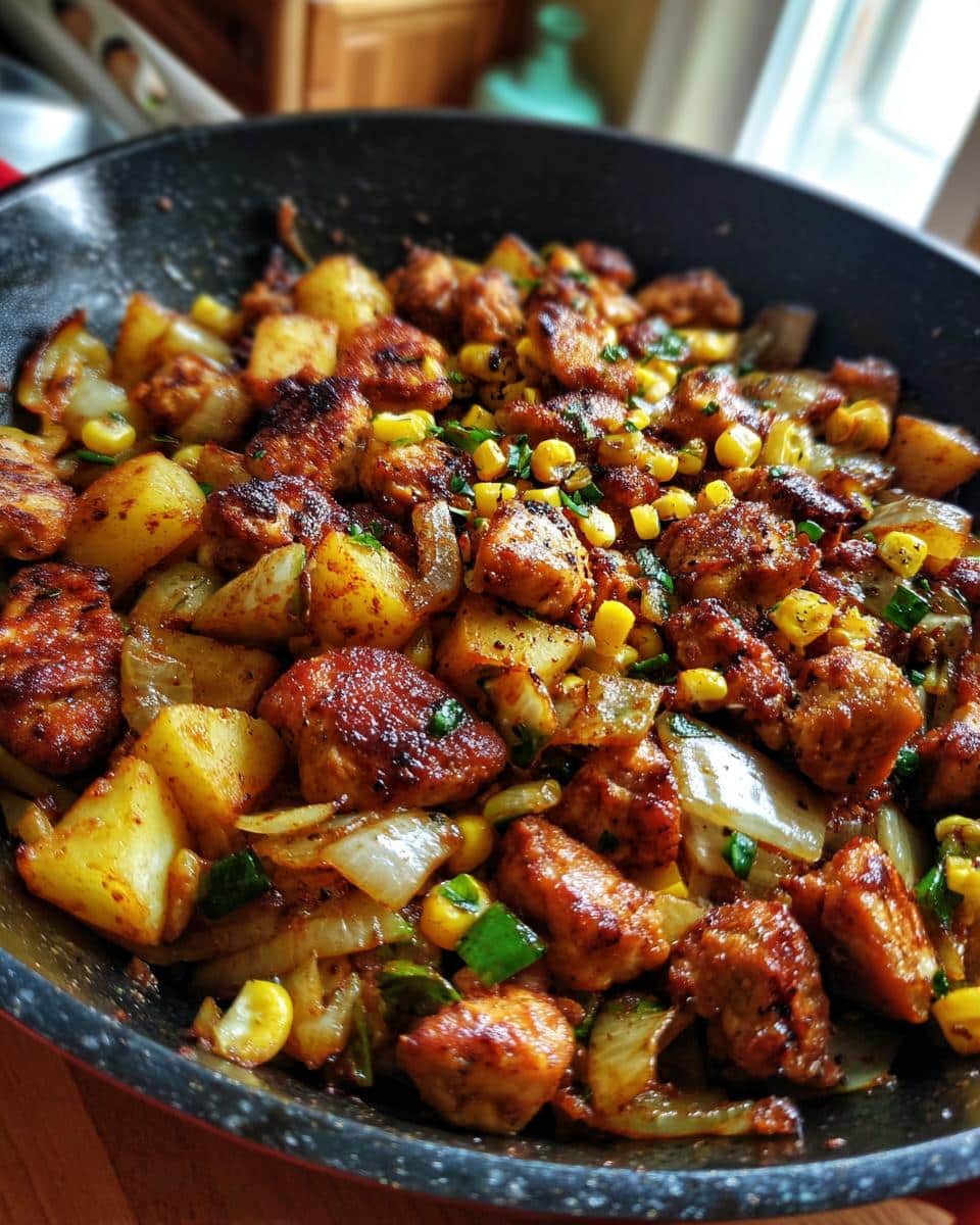 One‑Pot Chicken, Sweet Corn & Potato Hash - detail 3