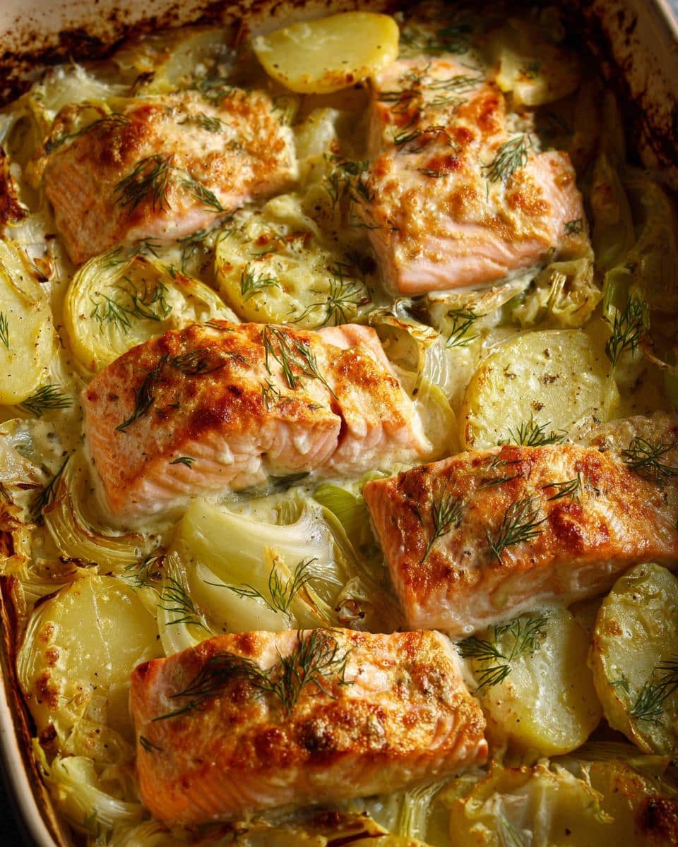 One‑Pot Salmon, Leek & Potato Bake - detail 2