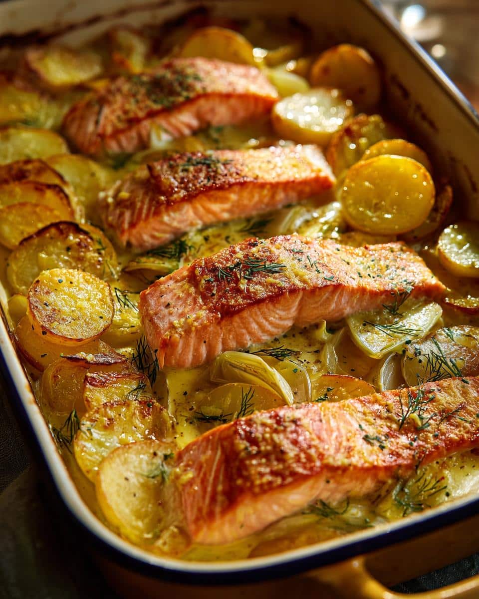 One‑Pot Salmon, Leek & Potato Bake - detail 3
