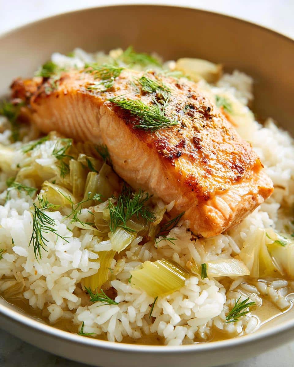 One‑Pot Salmon, Leek & Rice Bake - detail 1