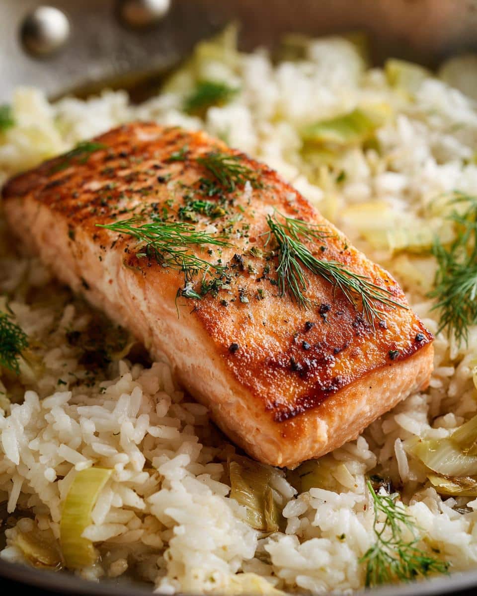 One‑Pot Salmon, Leek & Rice Bake - detail 2