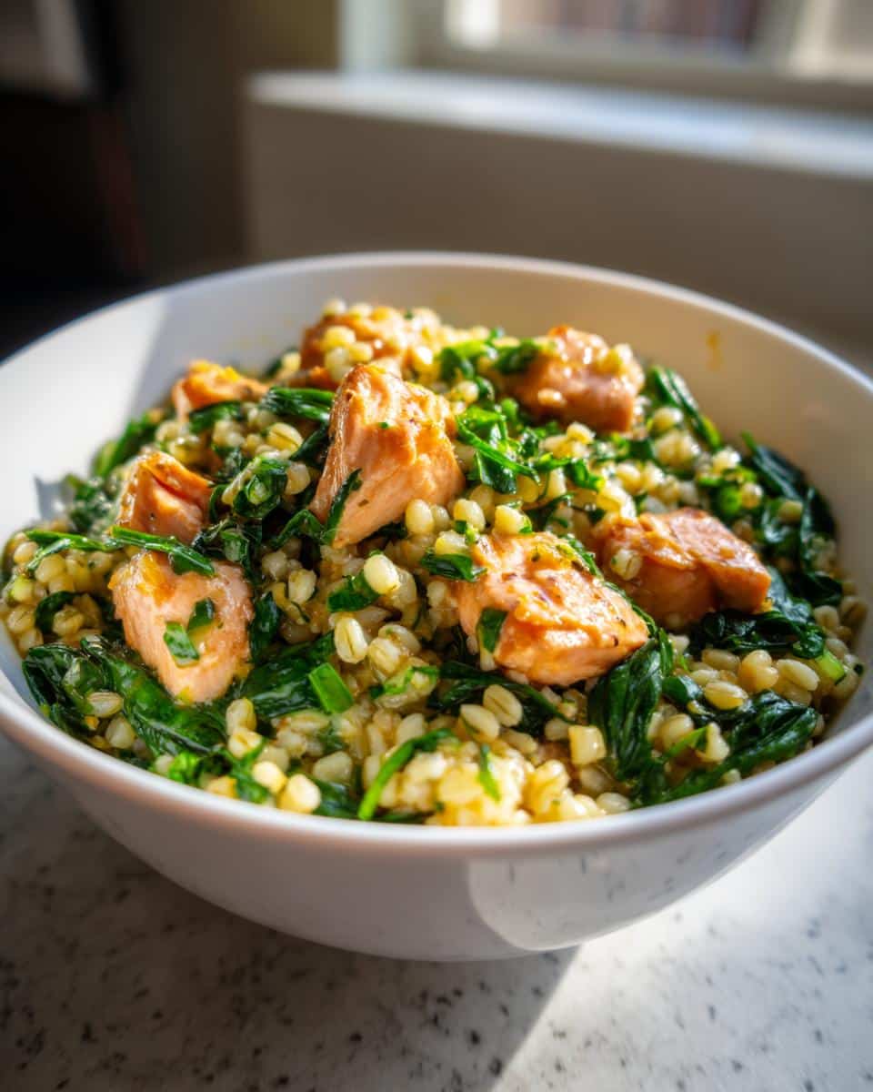 One‑Pot Salmon, Spinach & Barley Medley - detail 3