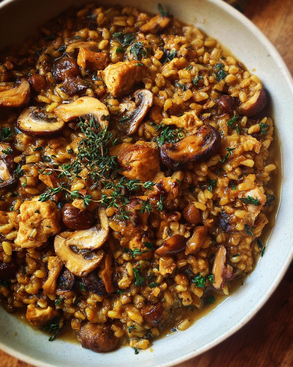 One‑Pot Turkey, Mushroom & Farro Pilaf - detail 2