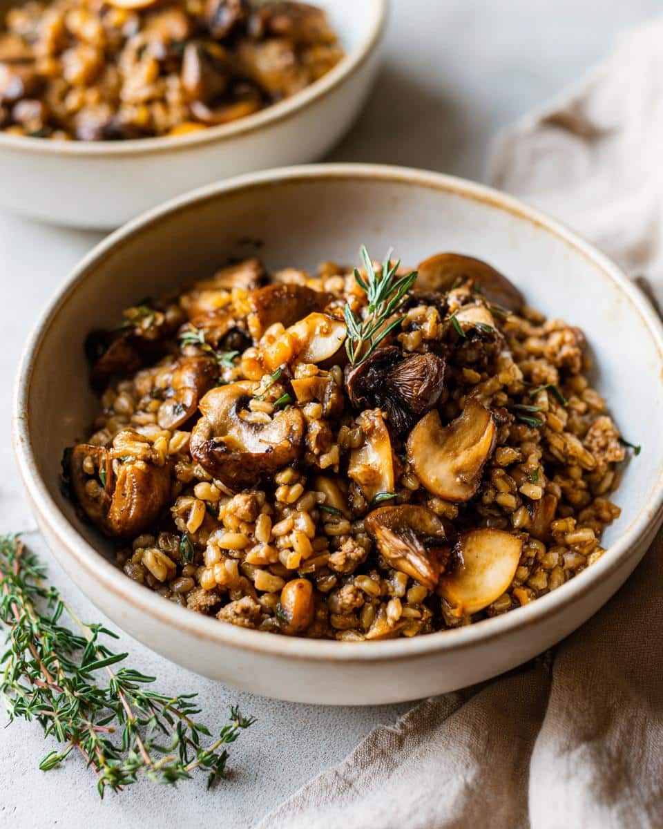 One‑Pot Turkey, Mushroom & Farro Pilaf - detail 3