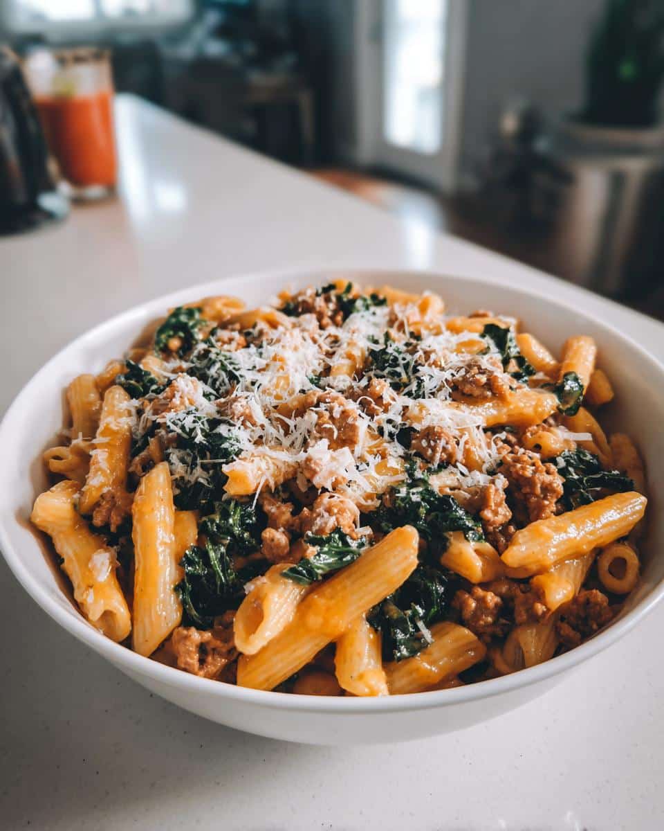 One‑Pot Turkey, Pumpkin & Kale Pasta - detail 2