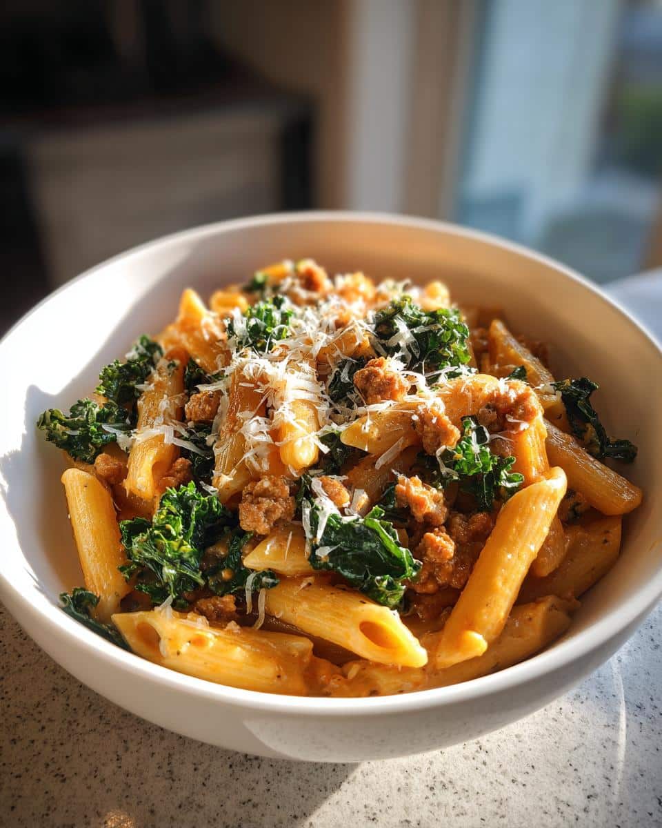 One‑Pot Turkey, Pumpkin & Kale Pasta - detail 3