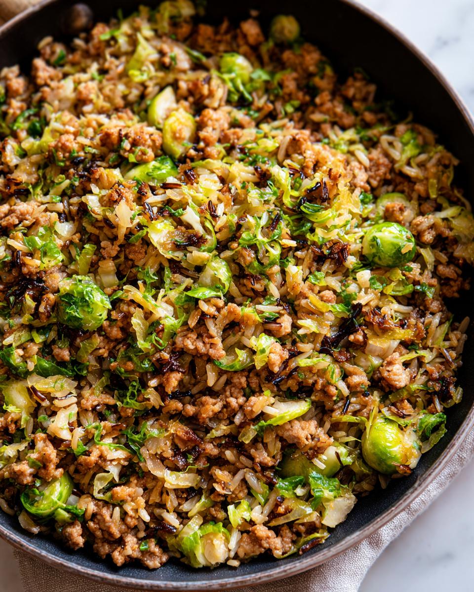 One‑Pot Turkey, Wild Rice & Brussels Sprout Hash - detail 1