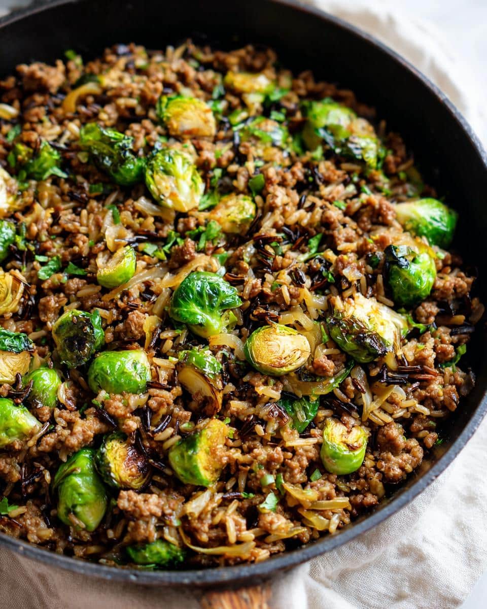 One‑Pot Turkey, Wild Rice & Brussels Sprout Hash - detail 3