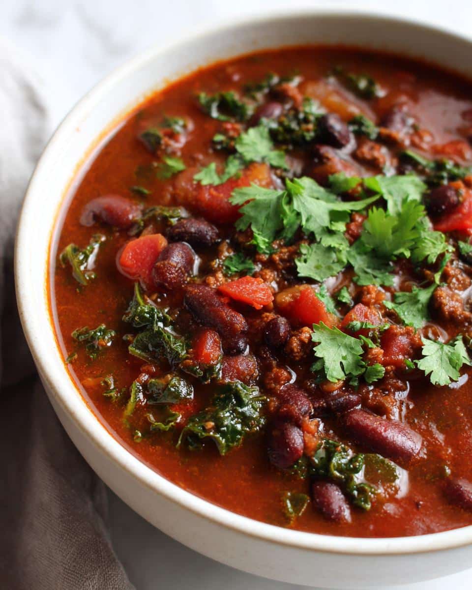 One‑Pot Vegetable & Bean Chili with Kale - detail 1