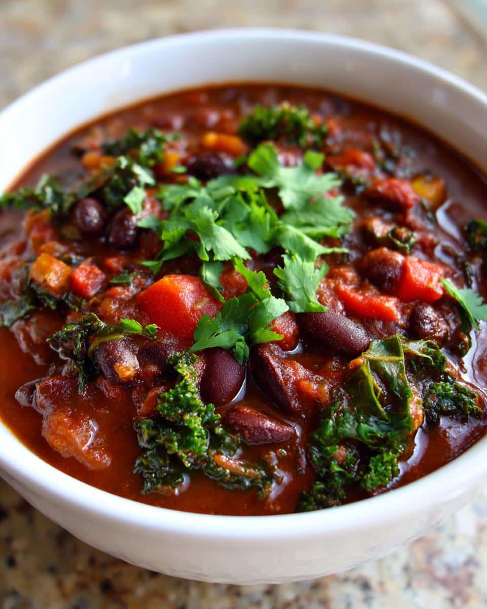 One‑Pot Vegetable & Bean Chili with Kale - detail 2