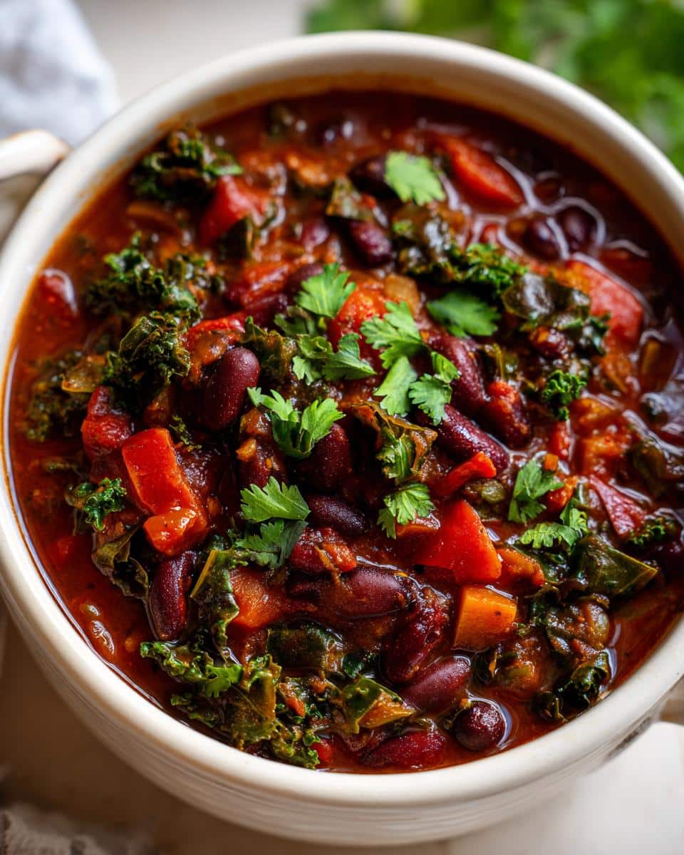 One‑Pot Vegetable & Bean Chili with Kale - detail 3