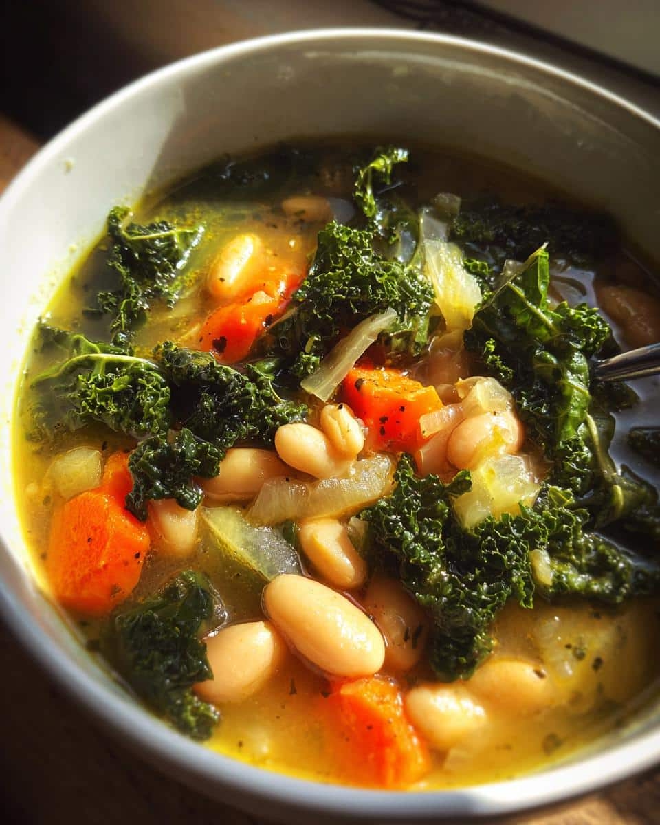One‑Pot Vegetable & Cannellini Bean Soup with Kale - detail 2
