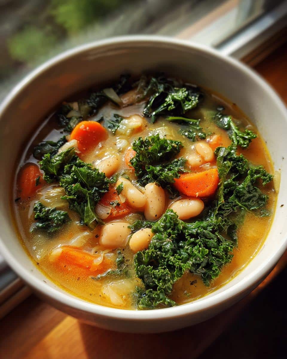 One‑Pot Vegetable & Cannellini Bean Soup with Kale - detail 3