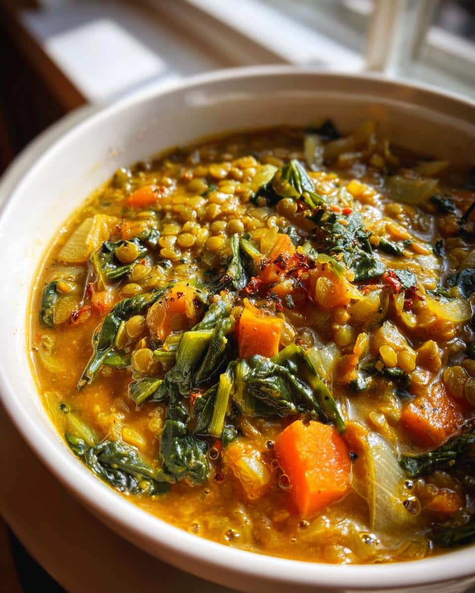 One‑Pot Vegetable, Lentil & Winter Green Stew - detail 1