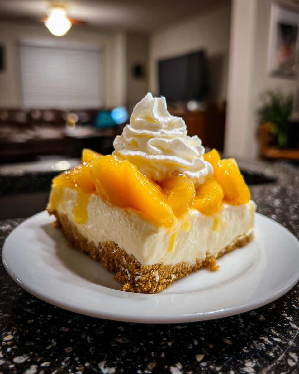 Peach Delight Dessert - detail 1