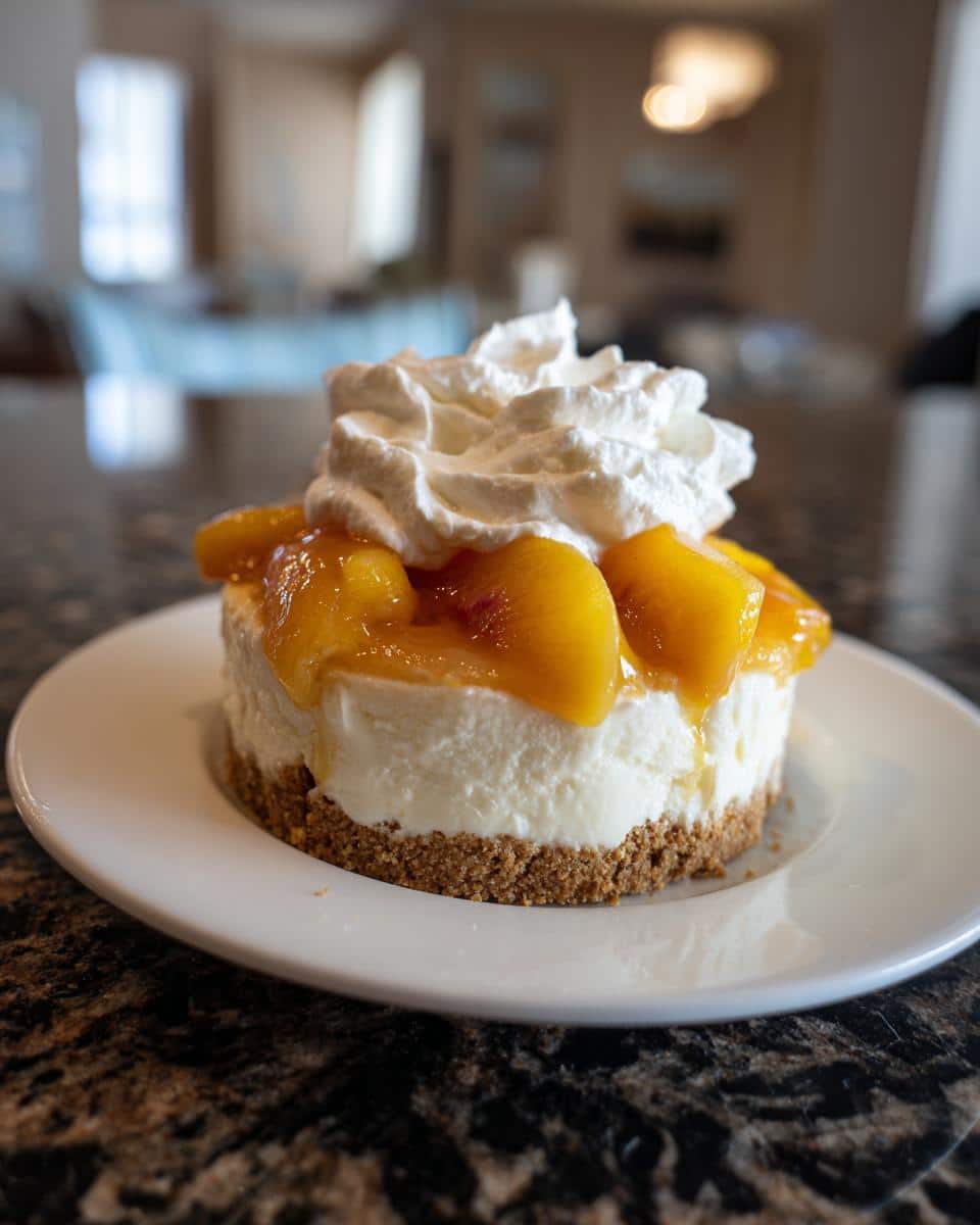 Peach Delight Dessert - detail 3