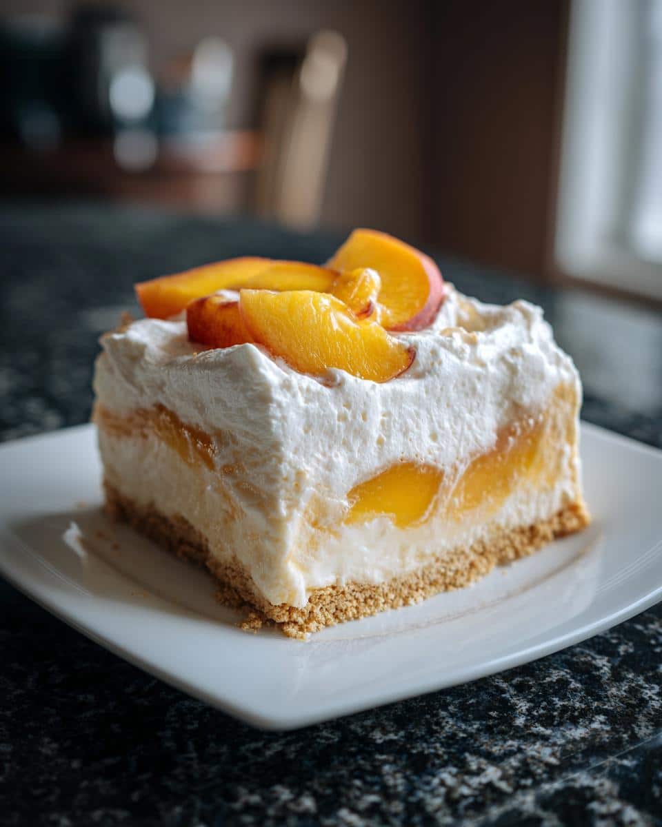 Peach Delight Dessert - detail 4