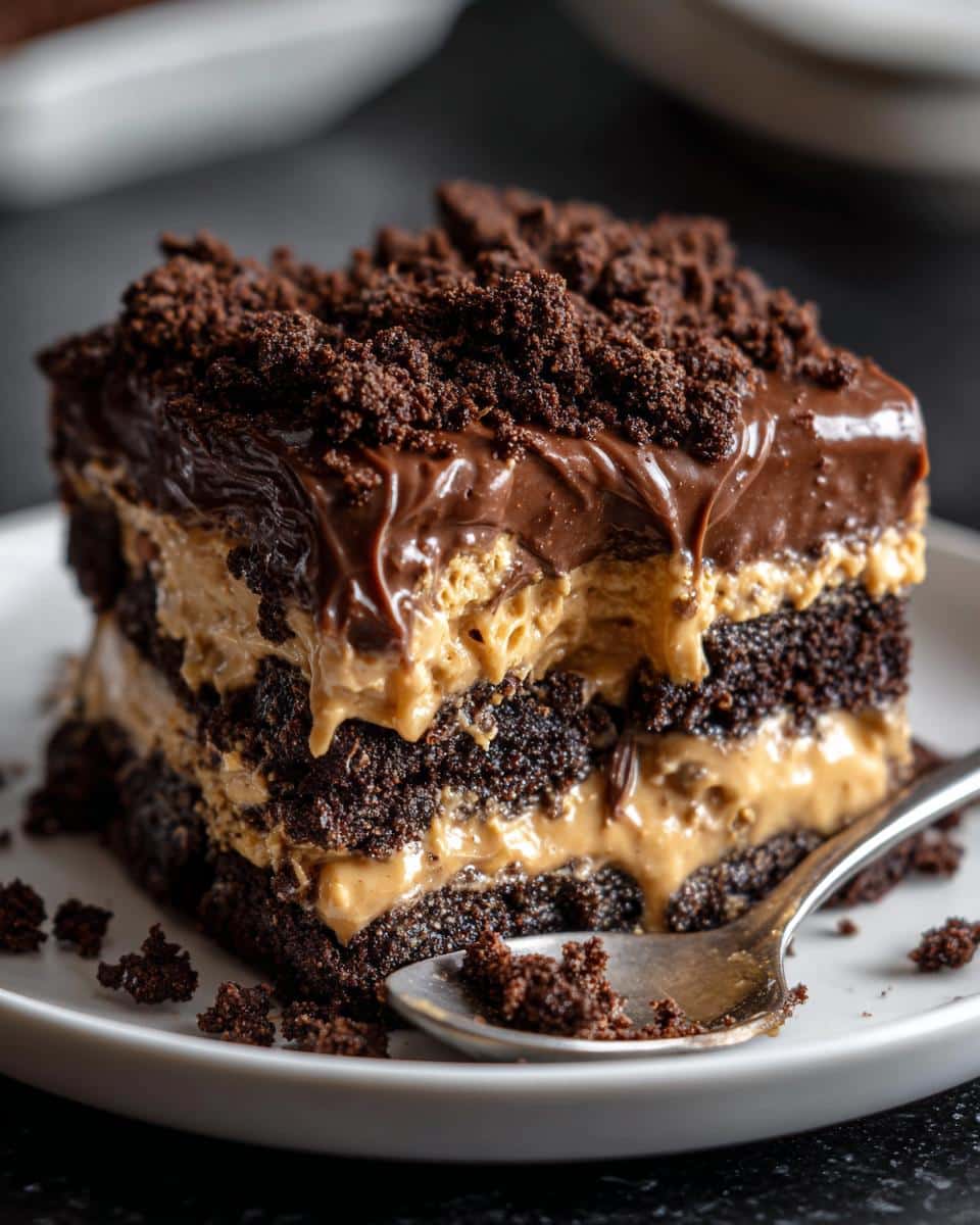 Peanut Butter Dirt Dessert - detail 2