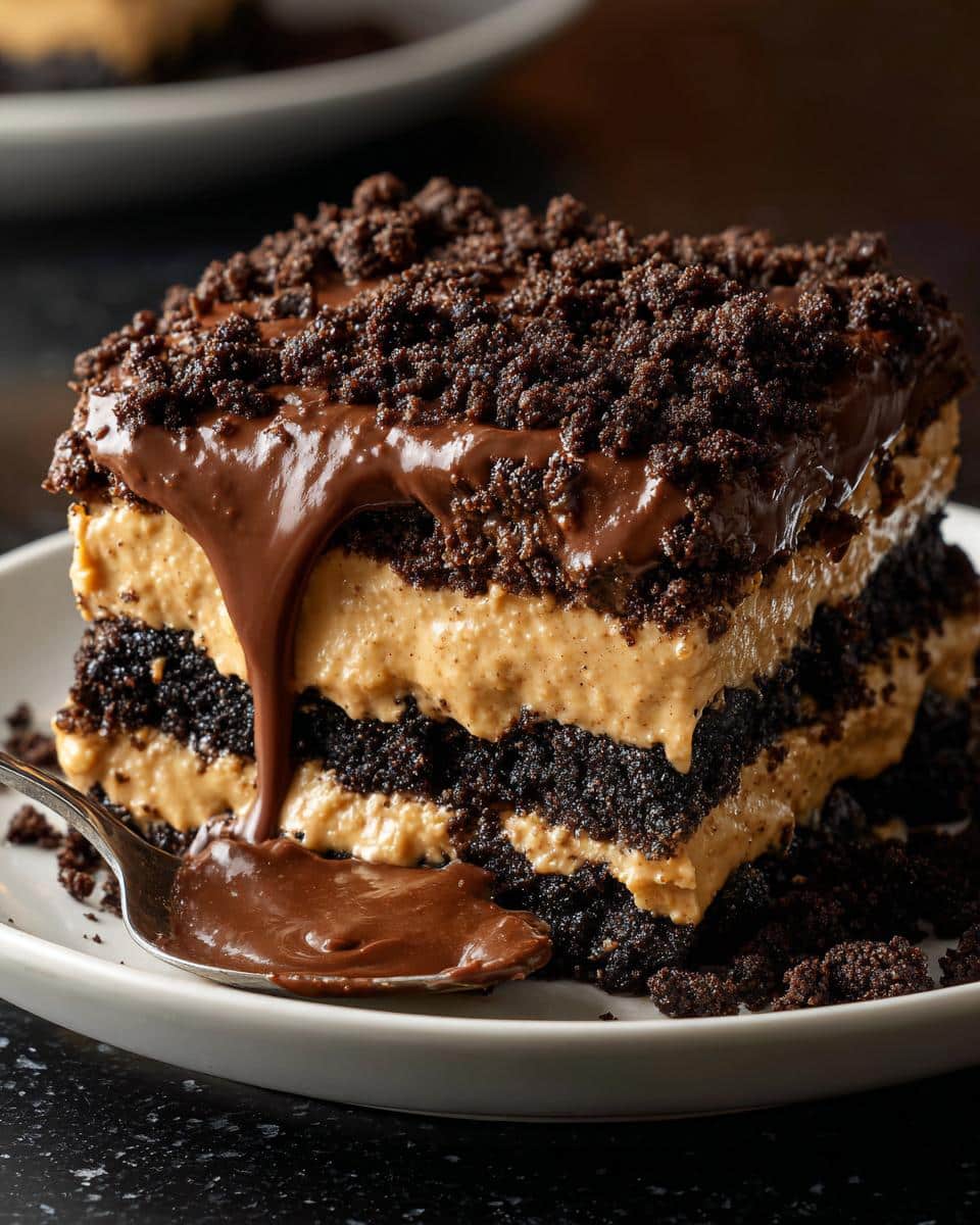 Peanut Butter Dirt Dessert - detail 3