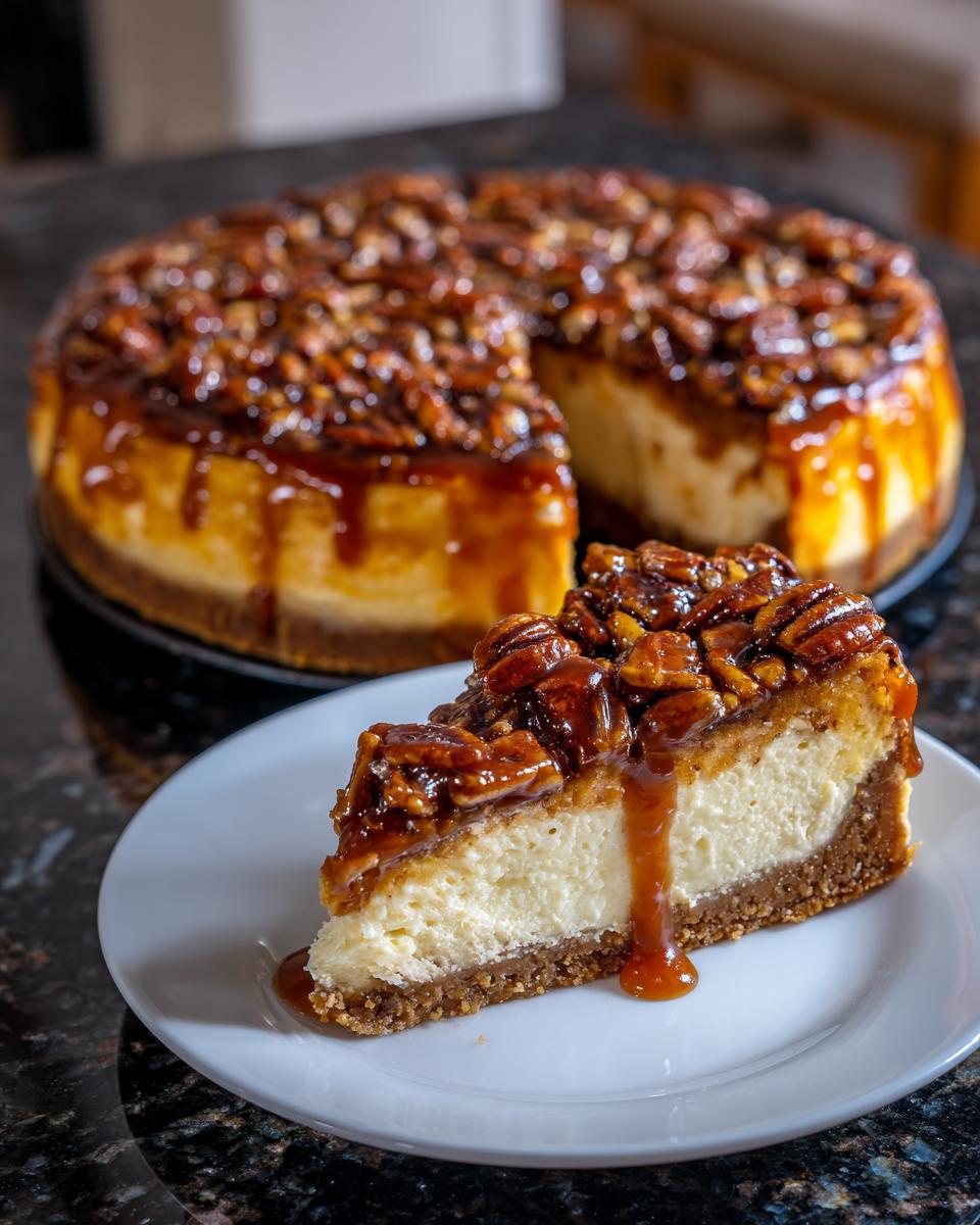 Pecan Pie Cheesecake - detail 2