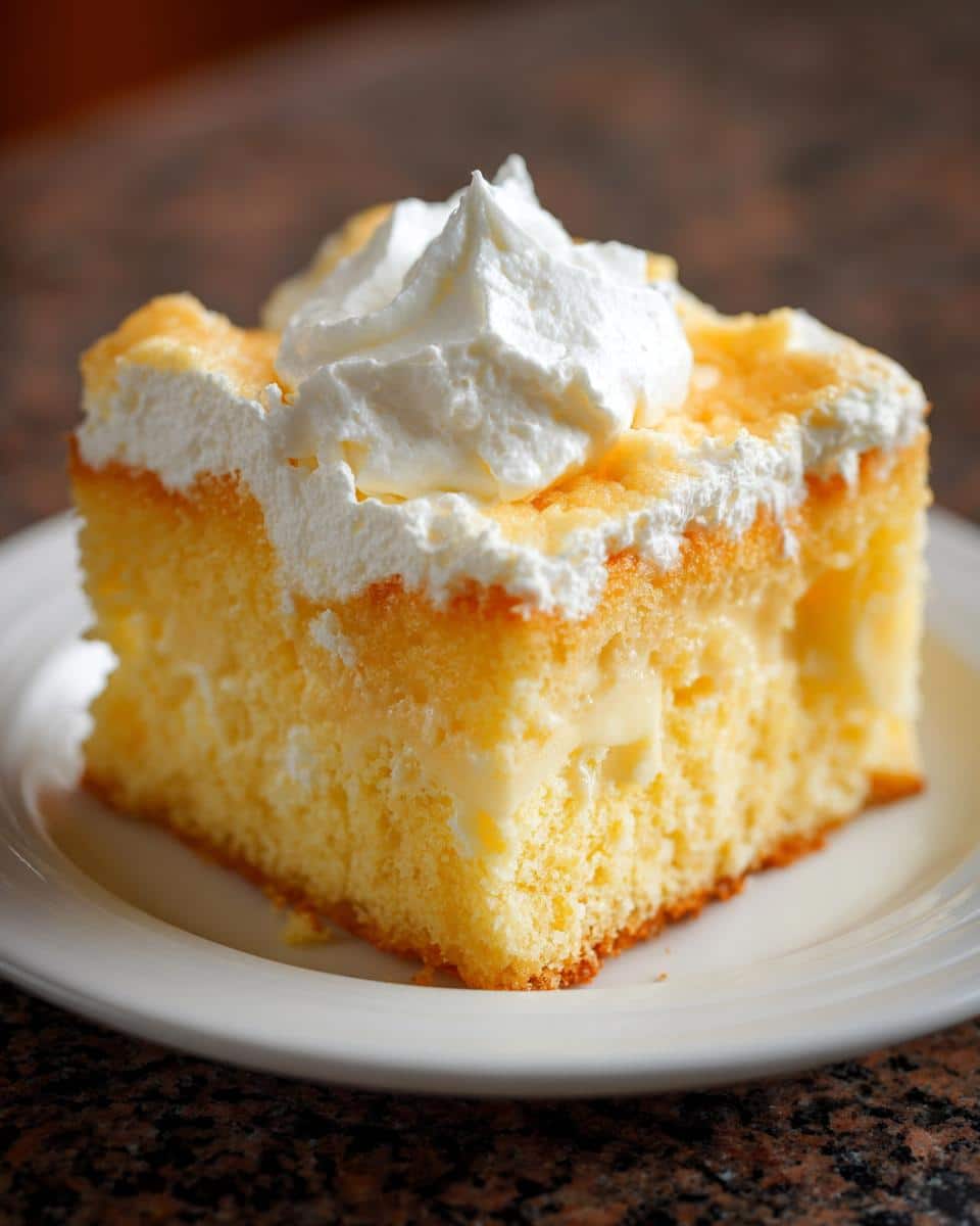 Pudding Poke Cake - detail 2