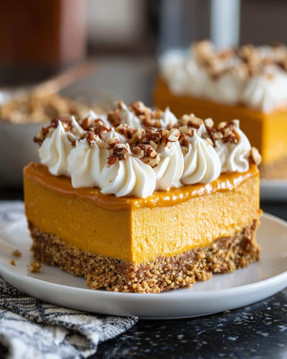 Pumpkin Delight Dessert - detail 2