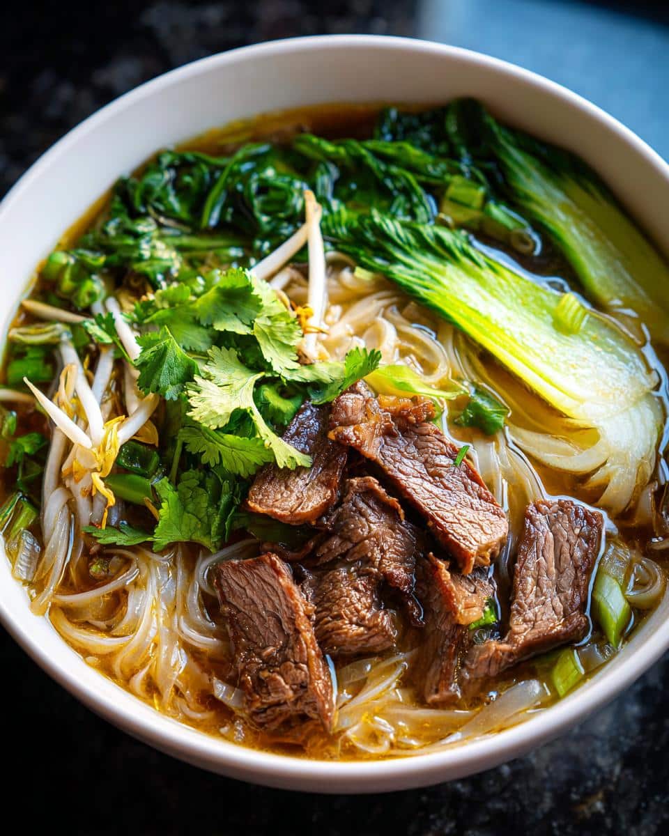 Thai Beef Noodle Soup - detail 1