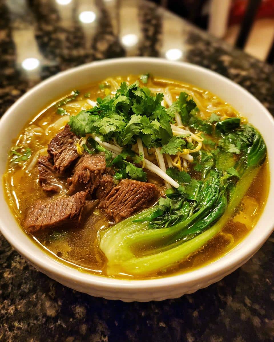 Thai Beef Noodle Soup - detail 4