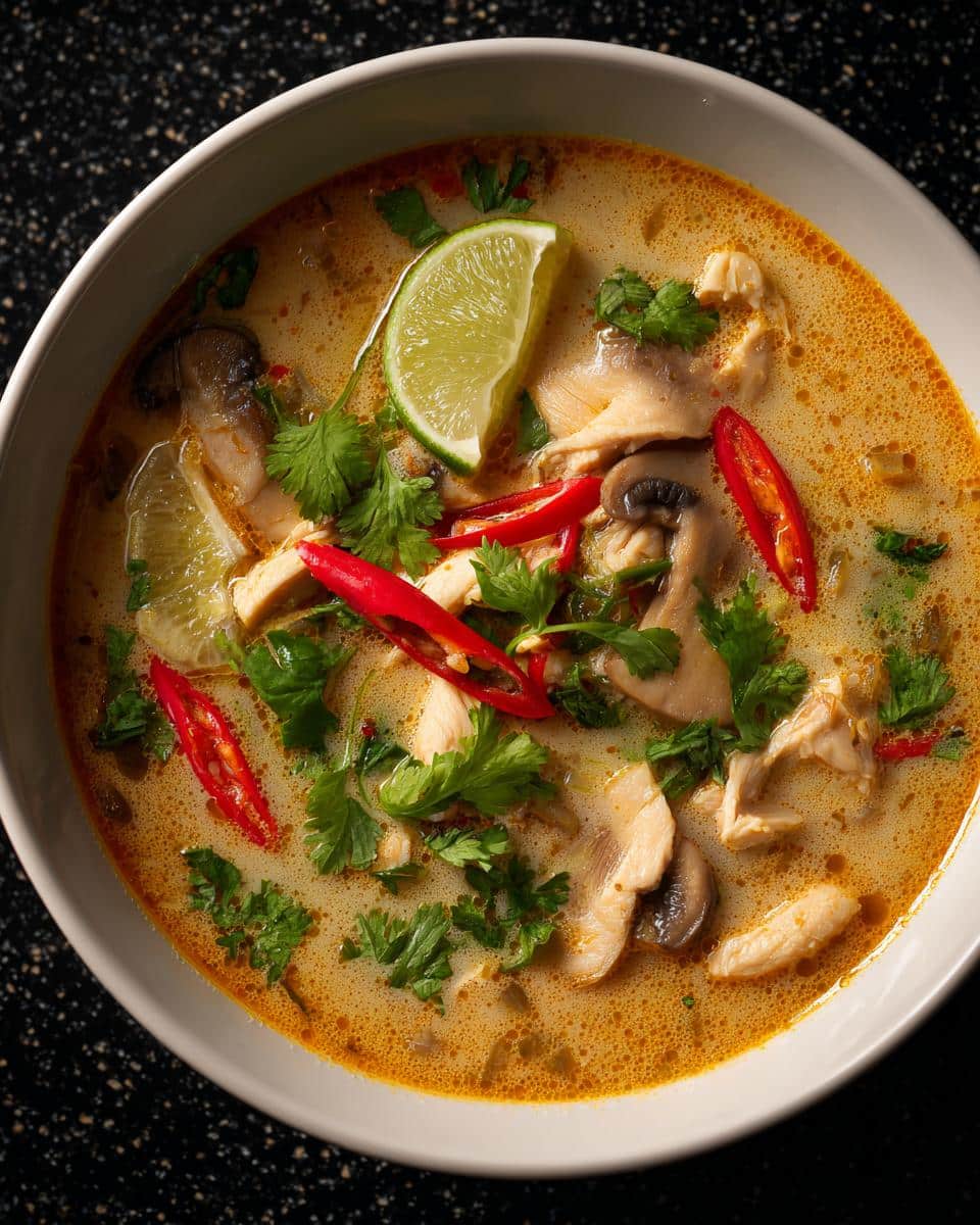 Thai Coconut Chicken Soup - detail 1