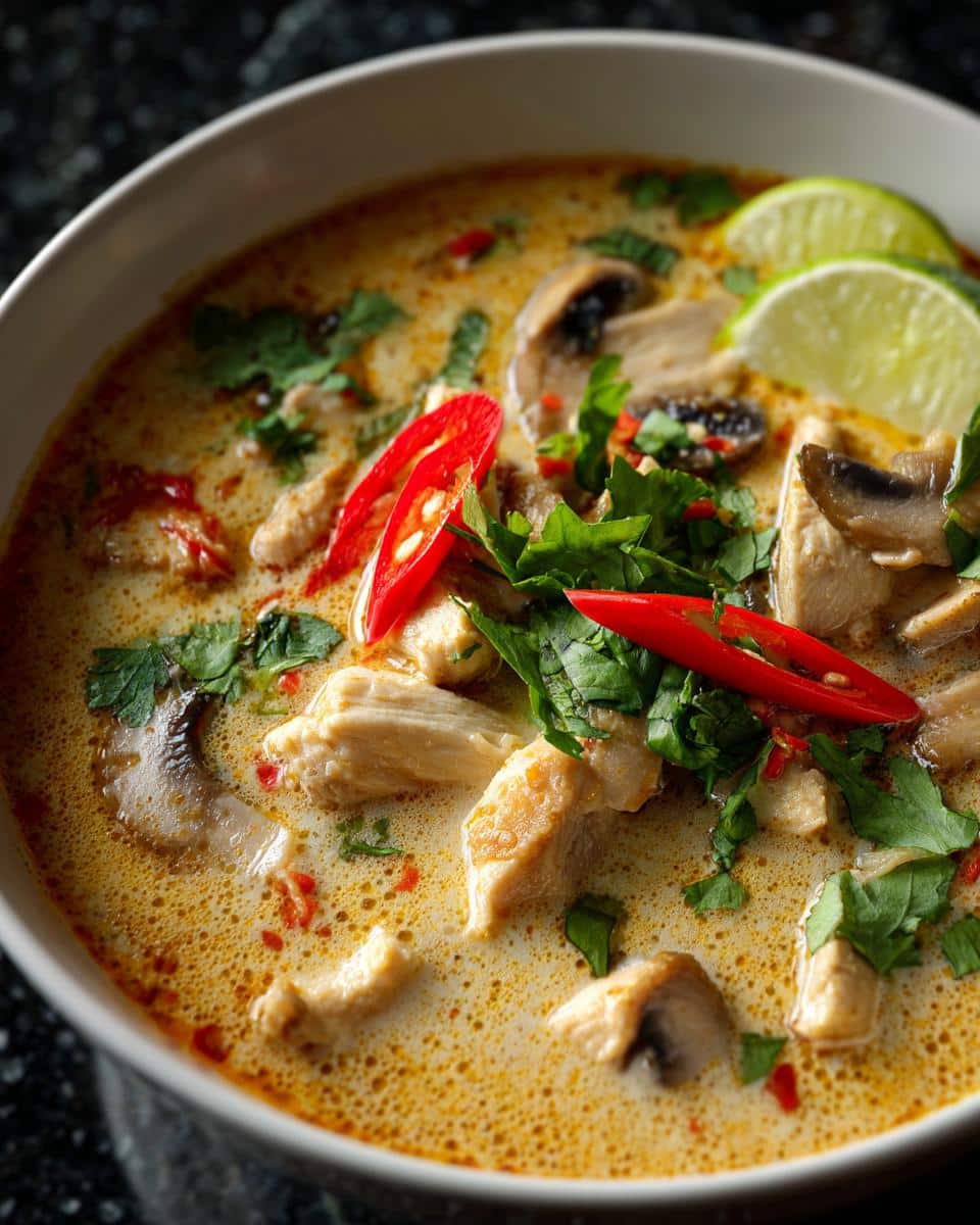Thai Coconut Chicken Soup - detail 3