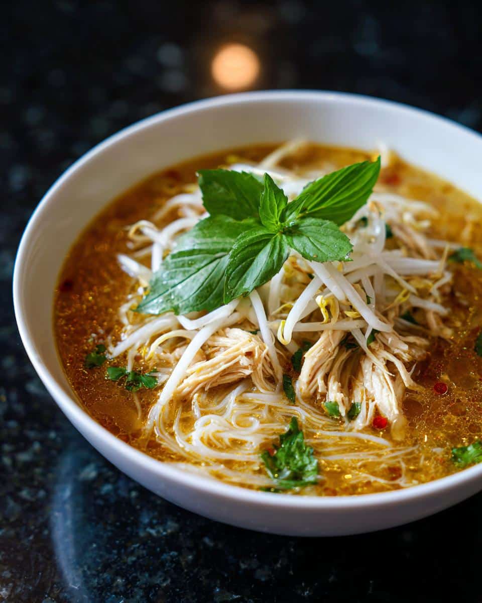 Vietnamese Chicken Pho - detail 1