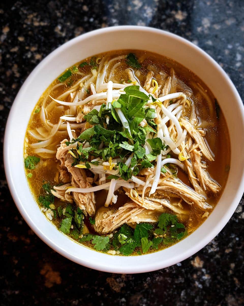 Vietnamese Chicken Pho - detail 4