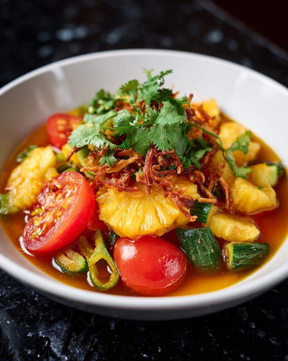 Vietnamese Sweet and Sour Soup - detail 1