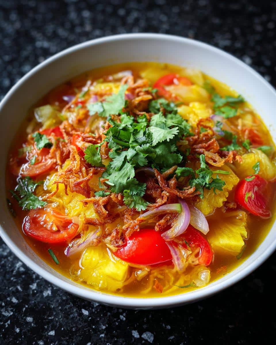 Vietnamese Sweet and Sour Soup - detail 3