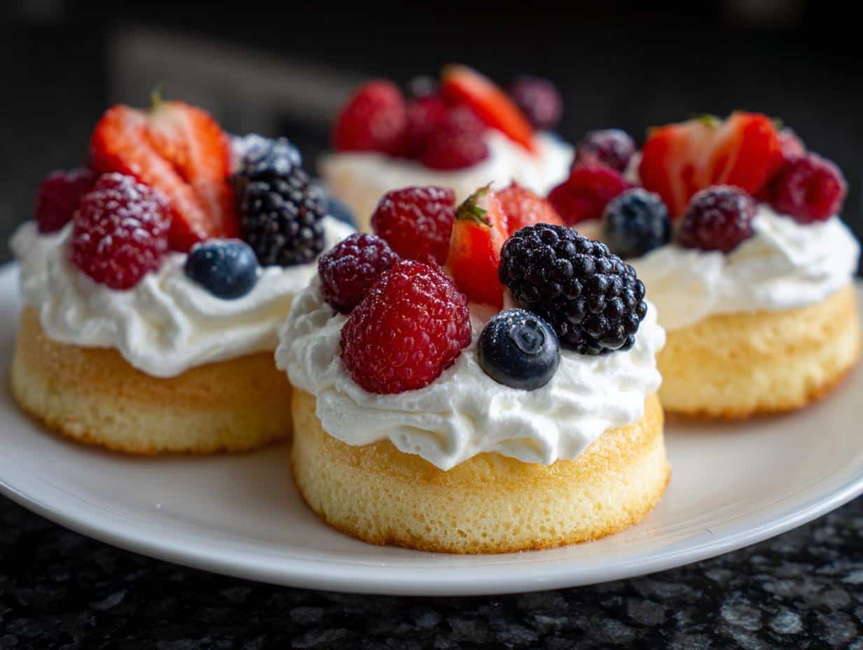 Irresistible Berry Chantilly Mini Cakes Recipe for Valentine’s Day