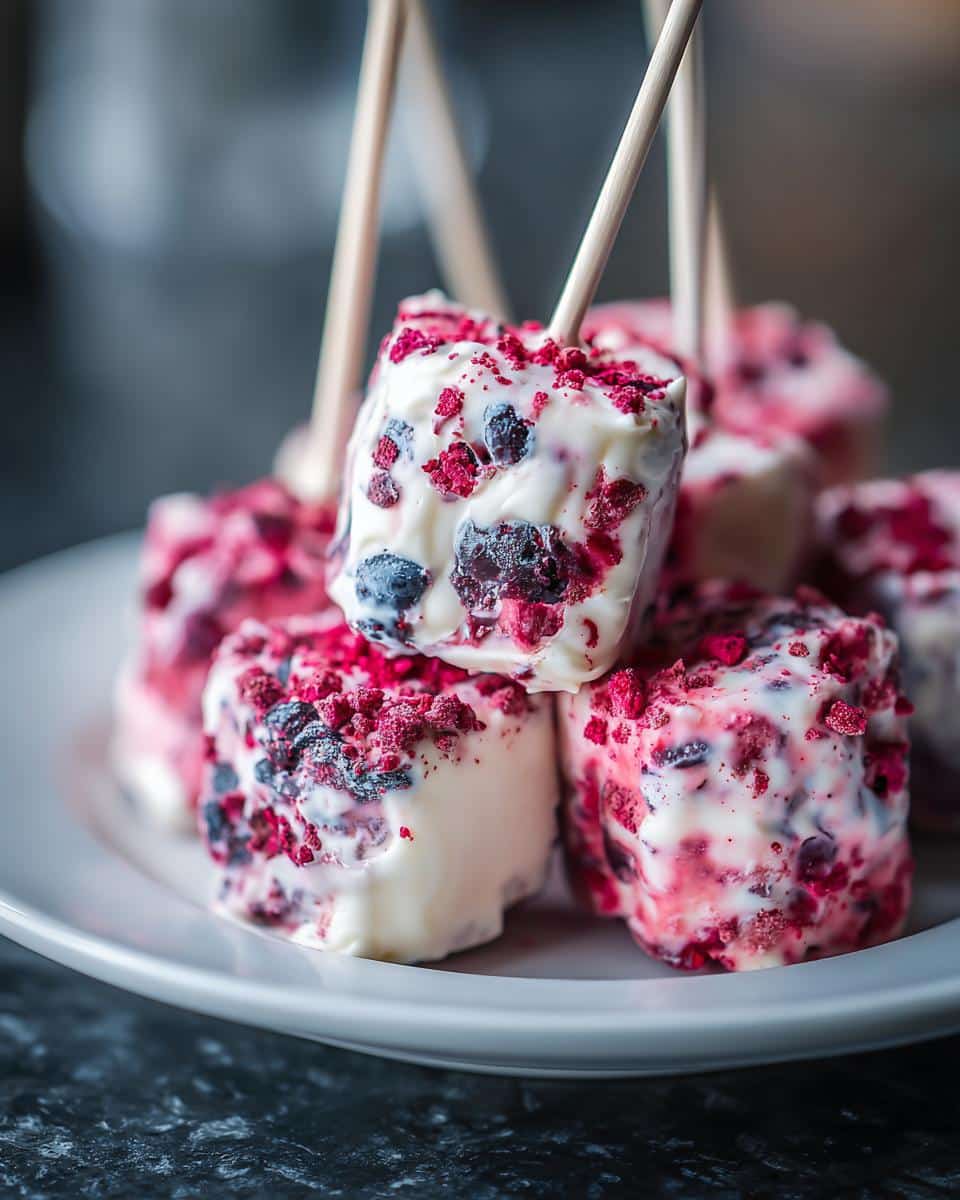 Berry Marshmallow Pops - detail 1