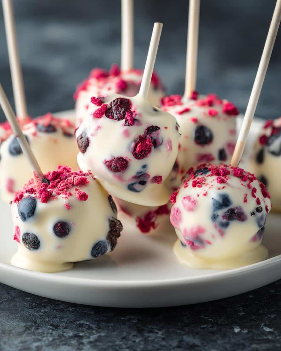 Berry Marshmallow Pops - detail 3