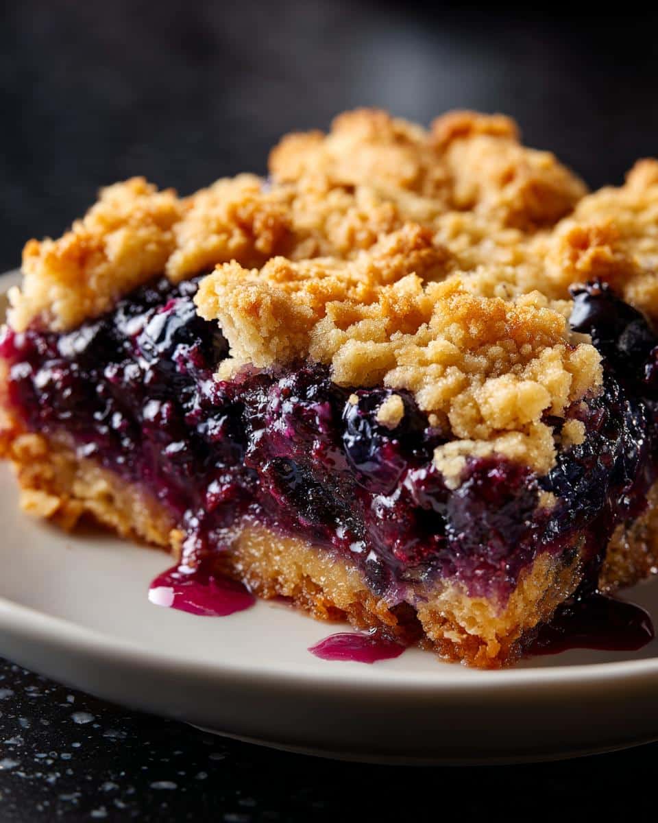 Blueberry Dump Cake - detail 2