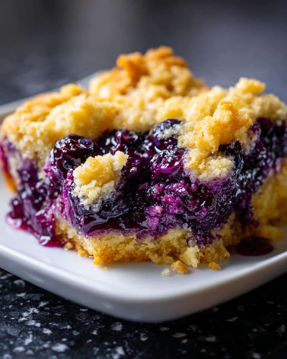 Blueberry Dump Cake - detail 3