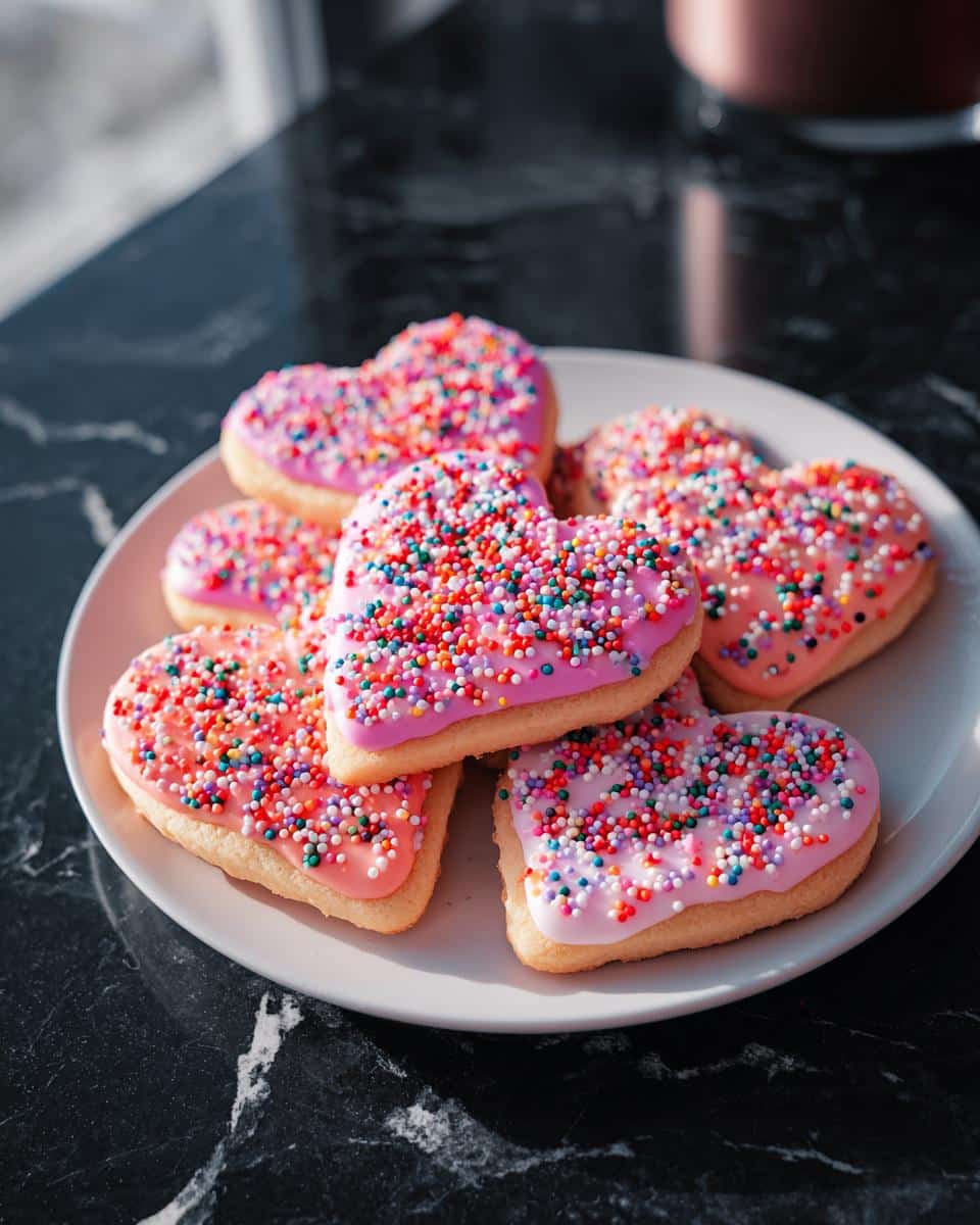 Candy-Coated Heart Butter Cookies - detail 2