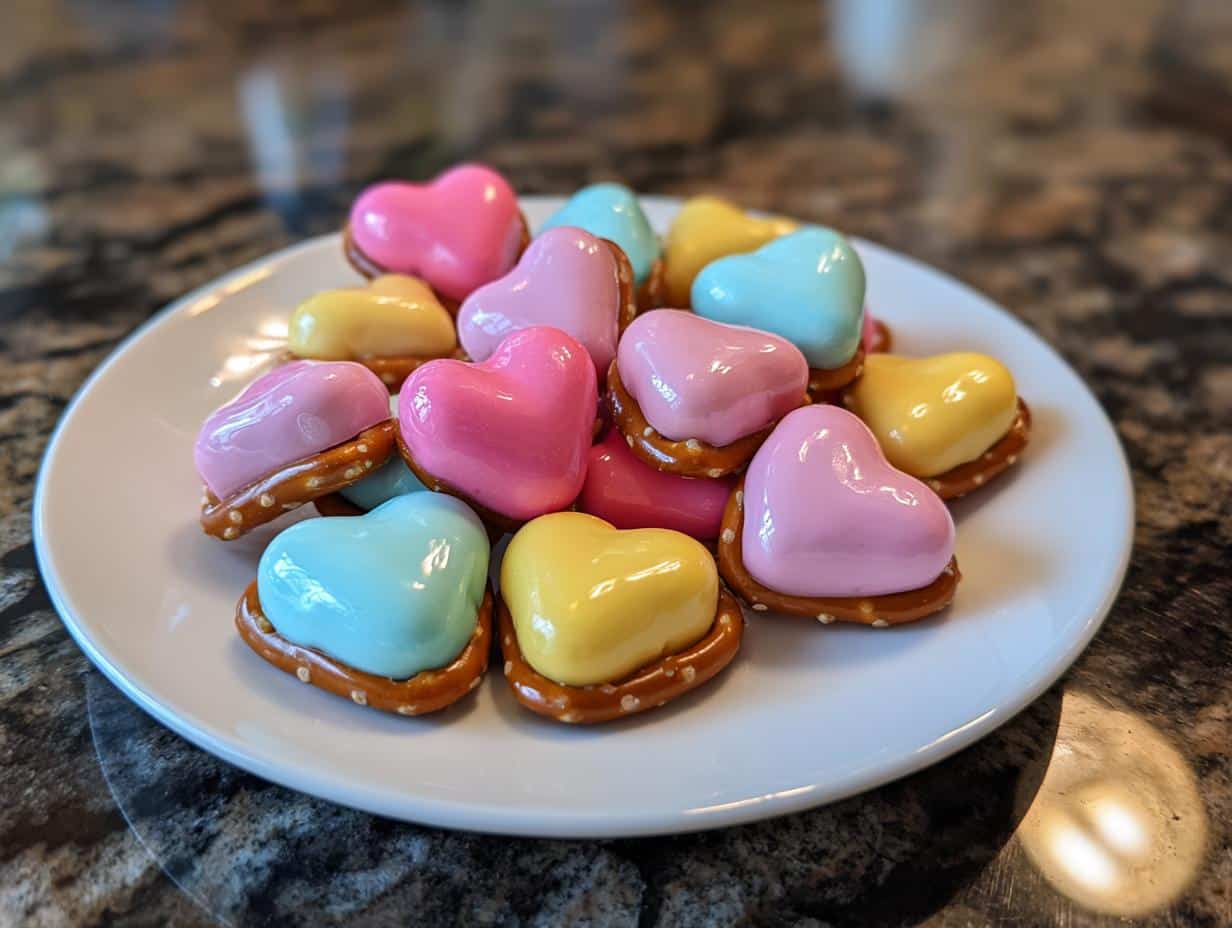 24 Irresistible Candy-Coated Pretzel Kisses in Minutes