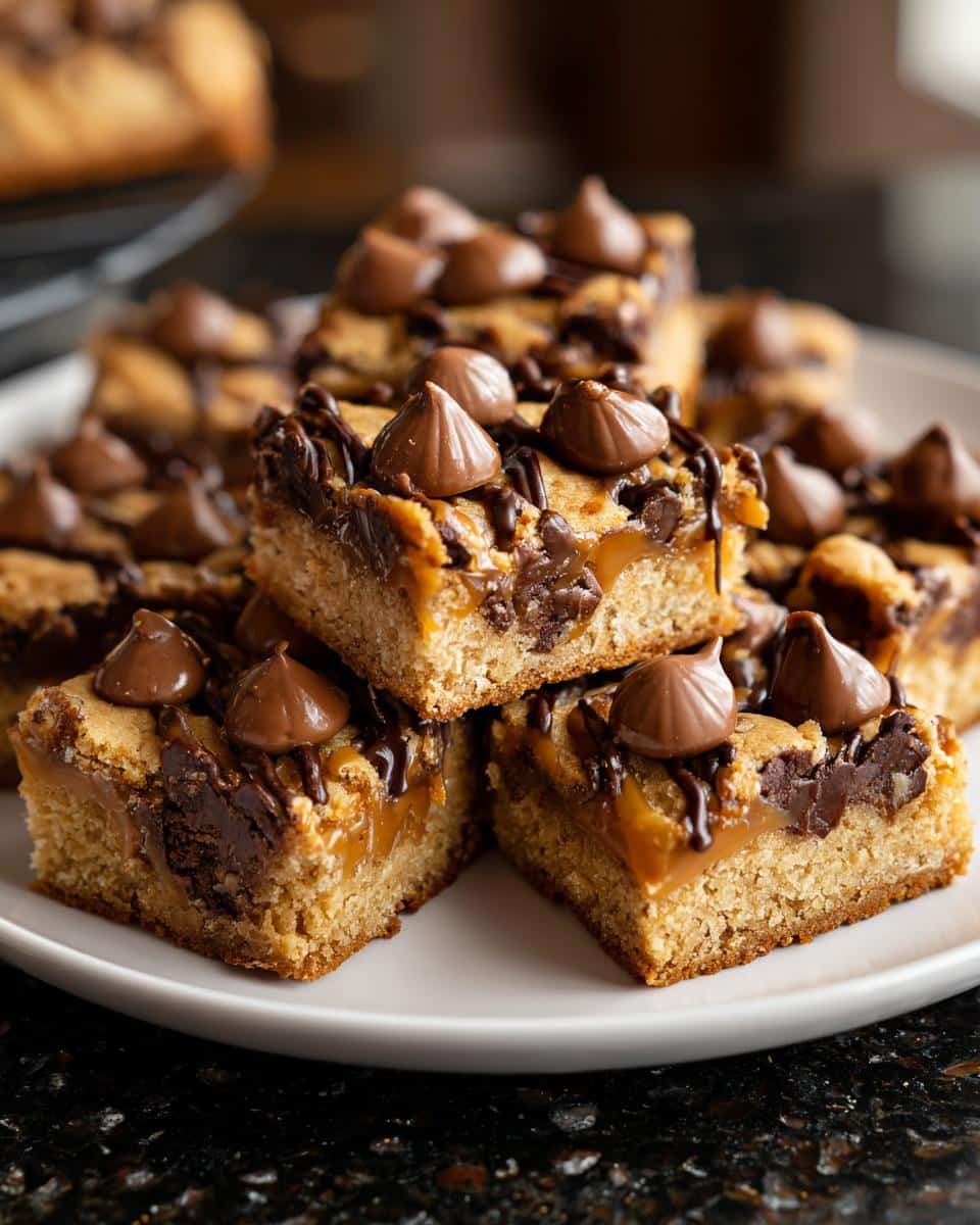 Caramel Kiss Cookie Bars - detail 2