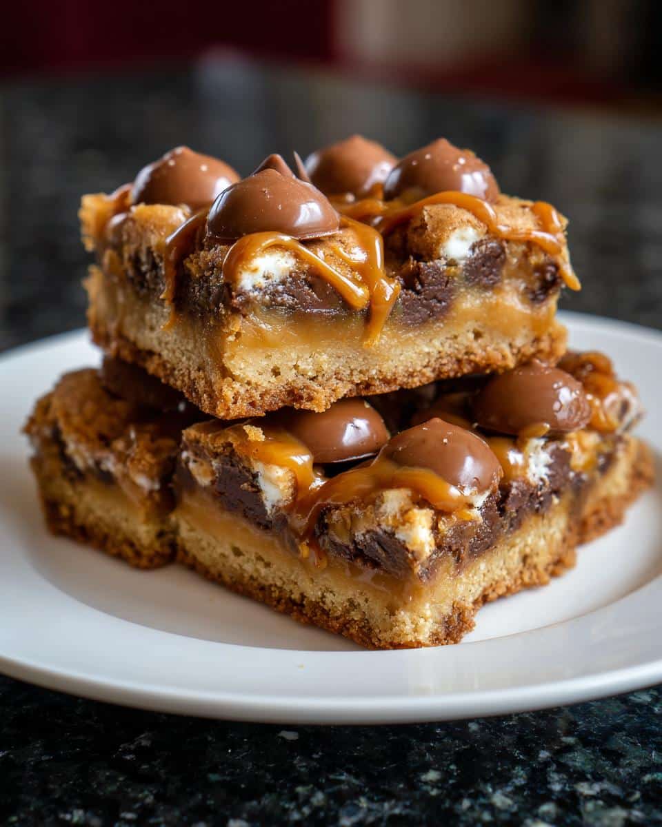 Caramel Kiss Cookie Bars - detail 3