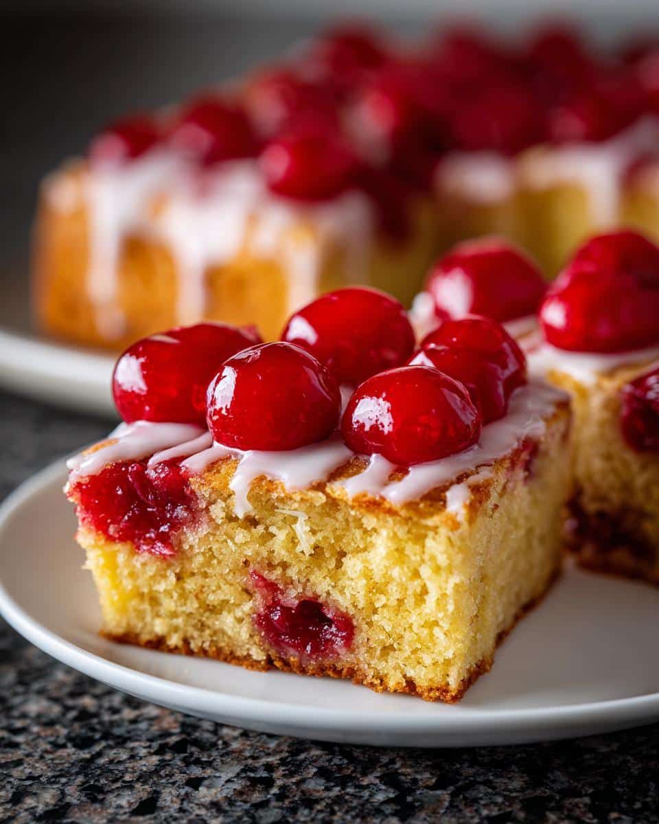 Cherry Almond Cake Bars - detail 1