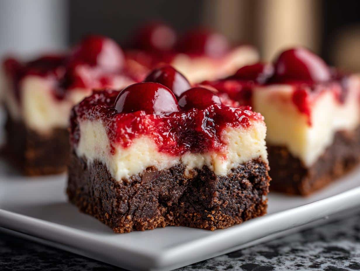 Irresistible Cherry Cheesecake Brownie Bars in 30 Minutes