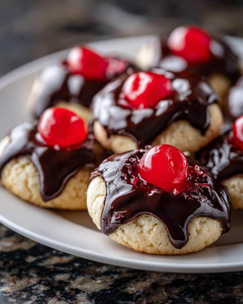 Chocolate Covered Cherry Sugar Cookies - detail 3