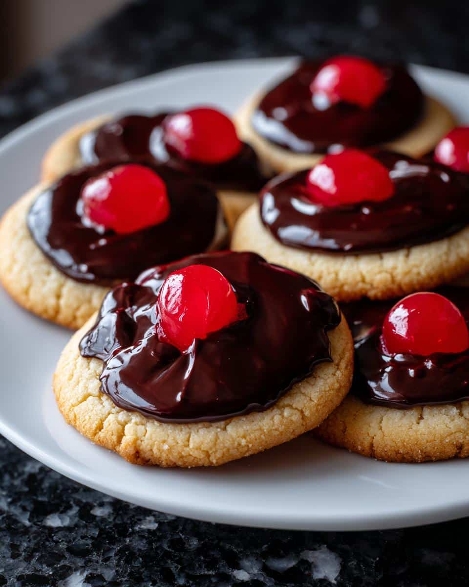 Chocolate Covered Cherry Sugar Cookies - detail 4