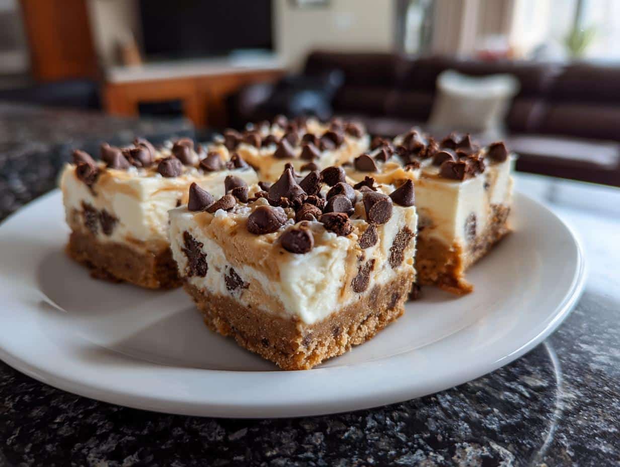 Cookie Dough Cheesecake Bites